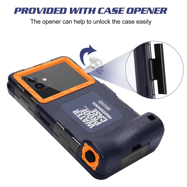Waterproof Protective Case for Sony Xperia L3 and All Phones Up to 6.9 Inch with Lanyard A62214
