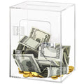 Clear Piggy Bank with Lock and Key G3809