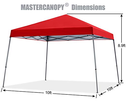 Portable Pop Up Canopy Tent 10x10 Blue B820421