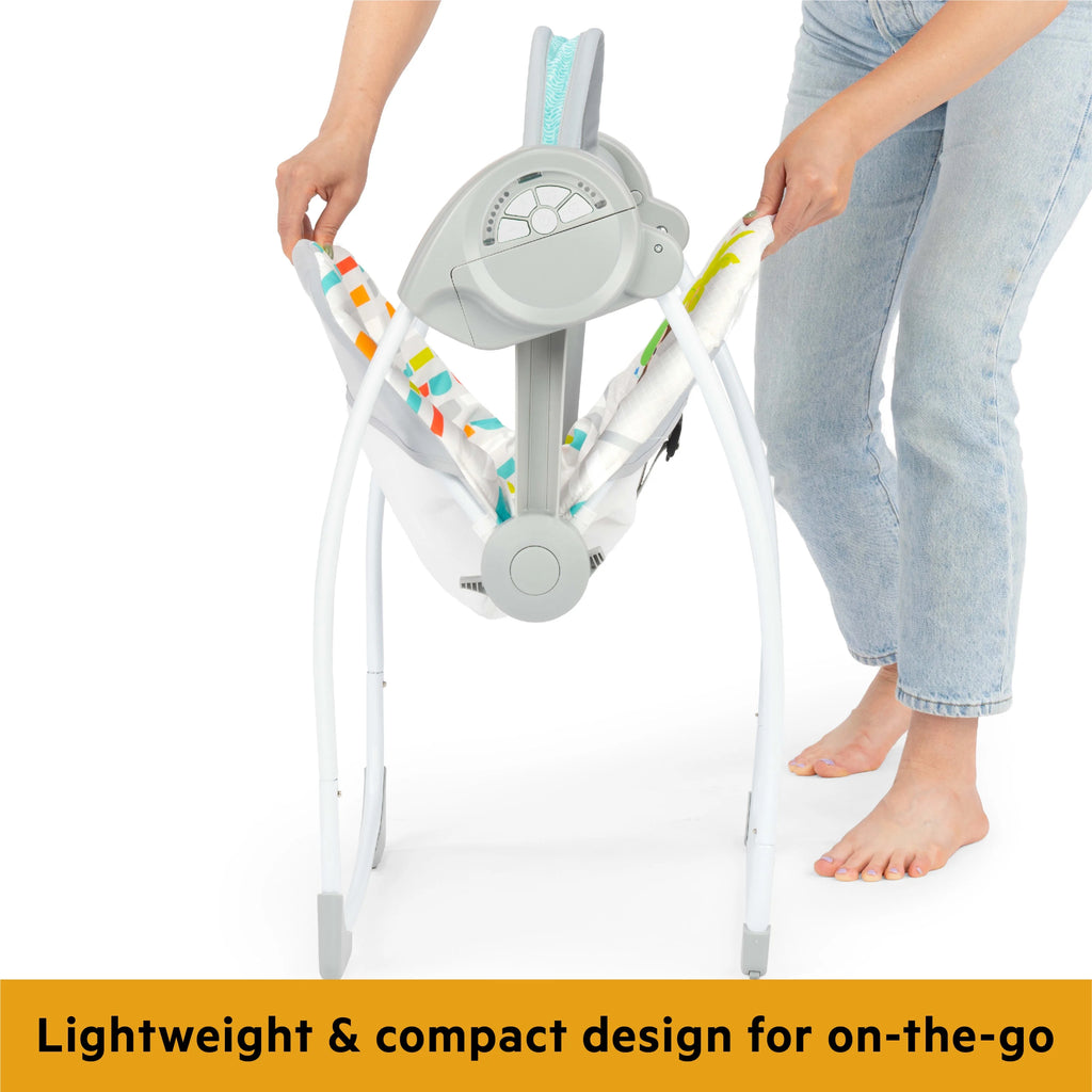 Portable Compact Baby Swing with Toys Z6042