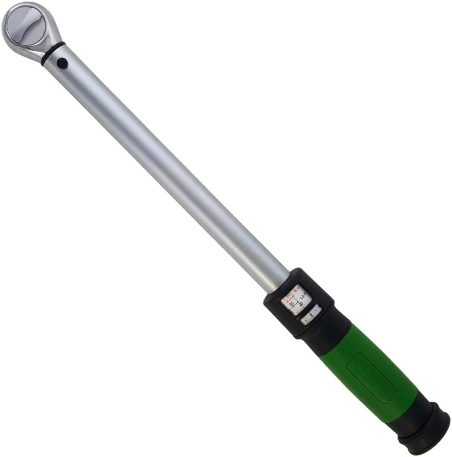 Click-Style Torque Wrench (1/2-Inch Drive) (50-250 ft.-lbs, 70-340 N.m) Pack of 2 F498