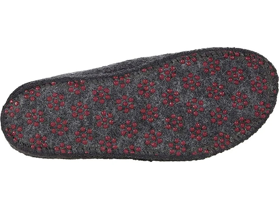 Charcoal Haflinger Slippers Q3512