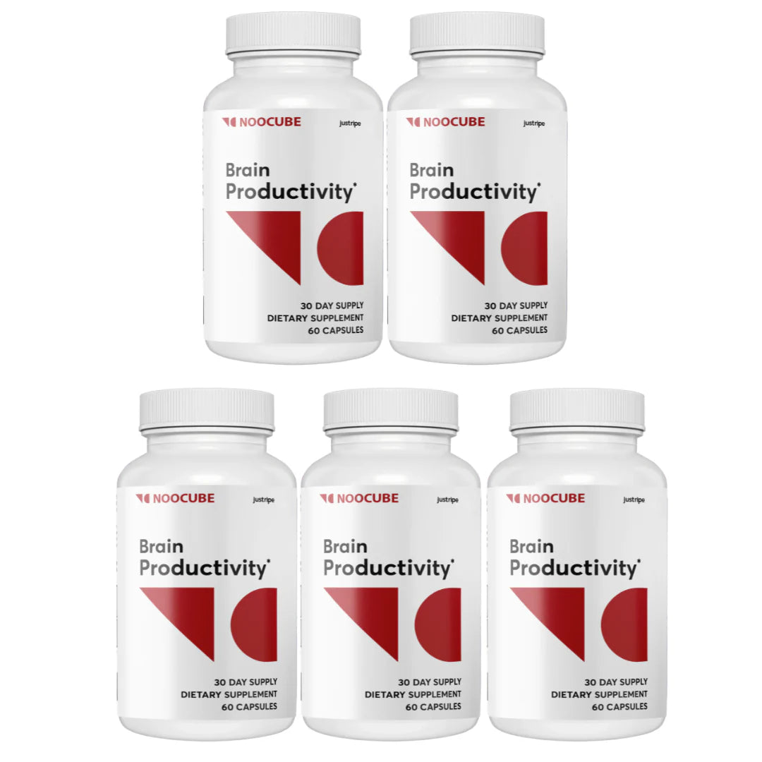 Healthy Brain Support Supplement 5 Bottles A716