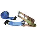 Blue Ratchet Strap with Flat Hooks W94204