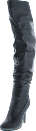 Pull On Over Knee High Boots Z25558