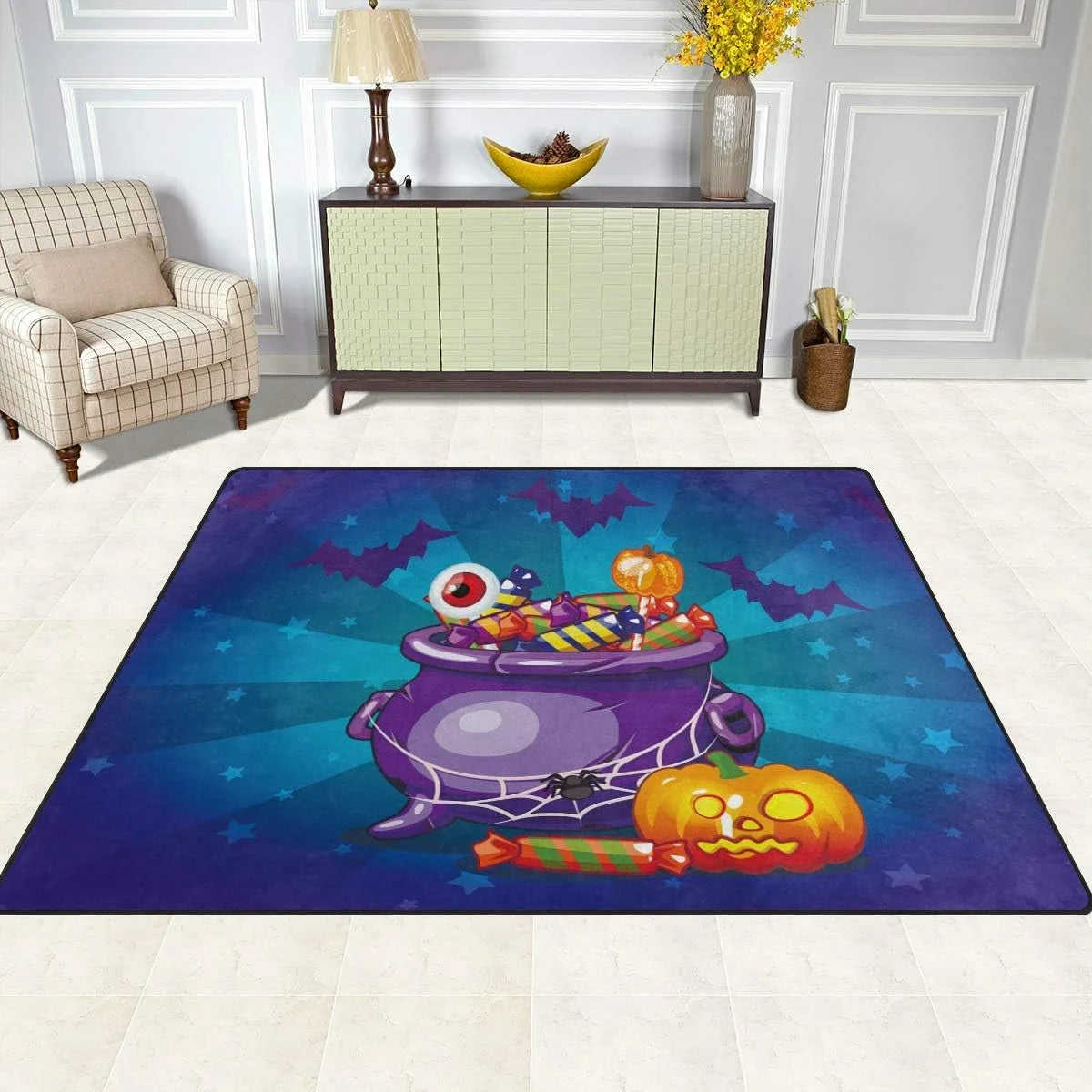 Cartoon Lightweight Carpet Mats Area Rug N5242