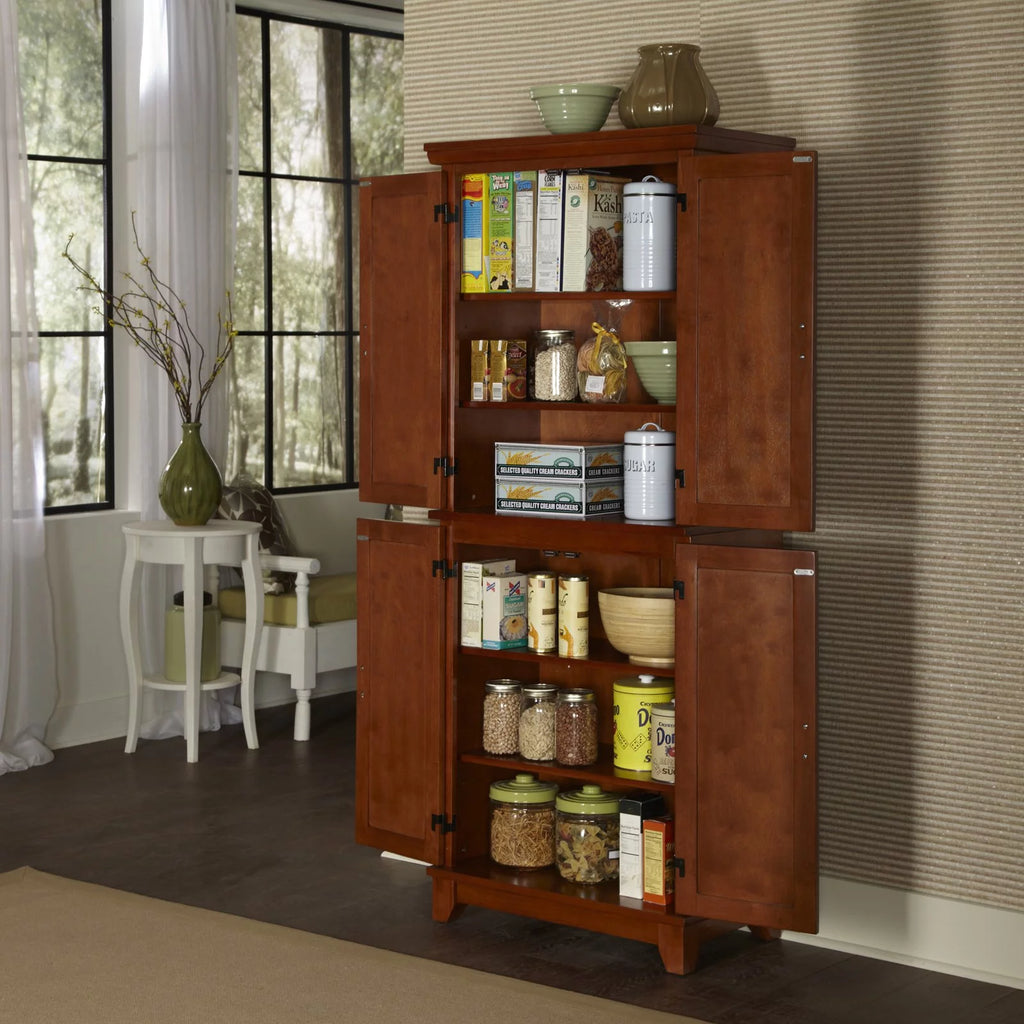 Brown Wood Pantry J129