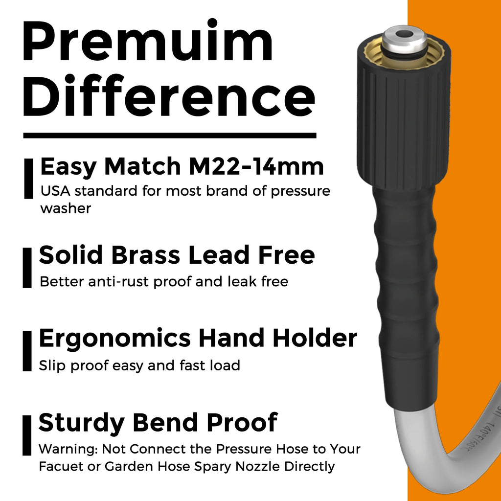 Power Washer Hose 25ft-100ft U6980
