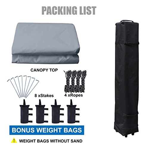 Portable Pop Up Canopy Tent 10x10 Blue B820421