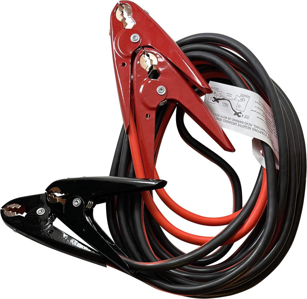 4 Gauge x 20 FT 600 Amp Copper Booster Jumper Cables O79428