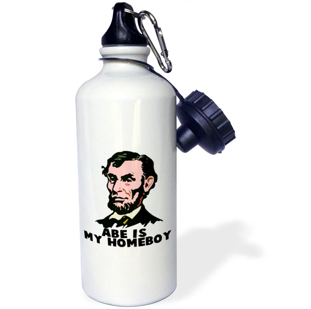 Abe Lincoln Is My Homeboy Water Bottle 21oz D909066