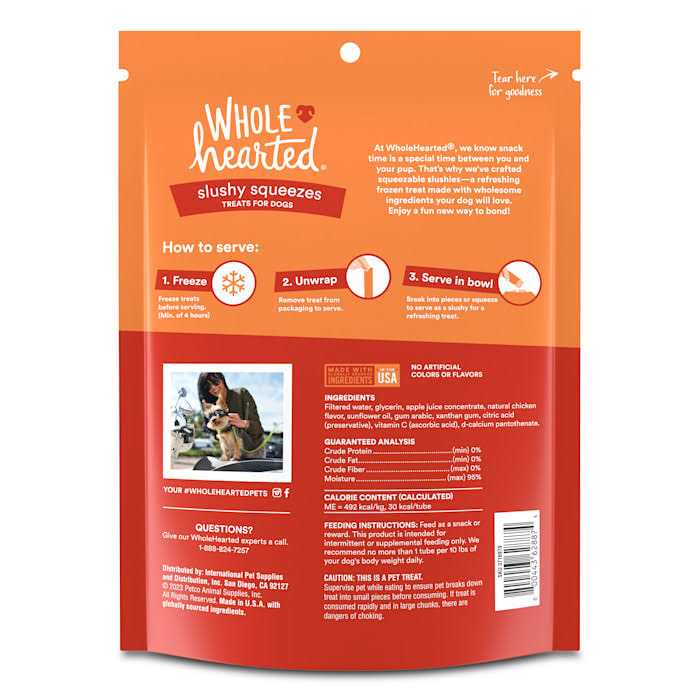 Chicken Squeezes Treats for Dogs D905