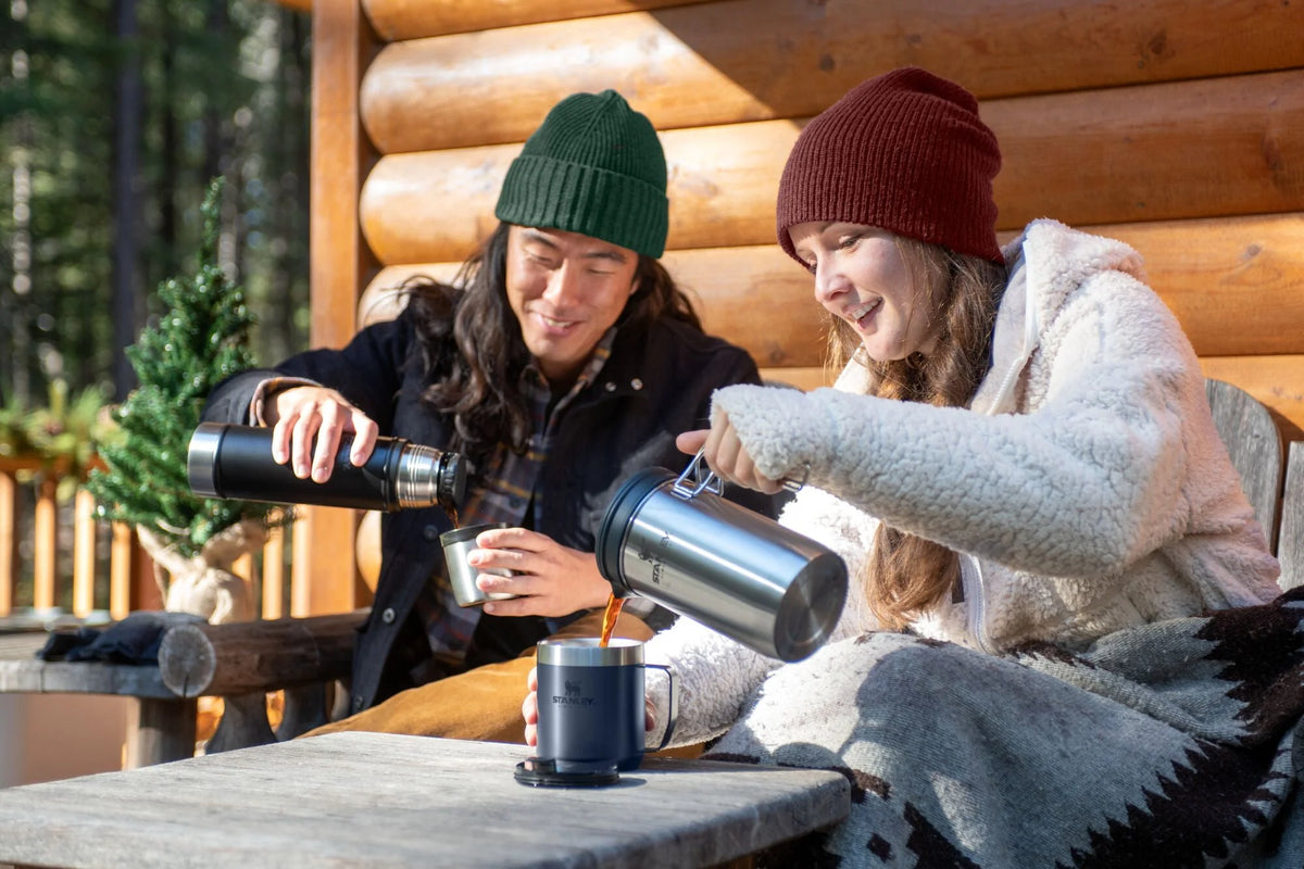 Stainless Steel Camping French Press Coffee Maker, 32 oz O761