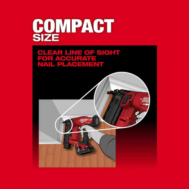 18-Volt 18-Gauge Cordless Brad Nailer Kit with Battery, Charger and Bag U67988