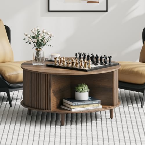 Lift Top Coffee Table with Storage Shelf W5268