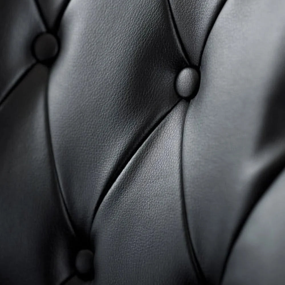 Black Bonded Leather Office Chair with Arms K29715