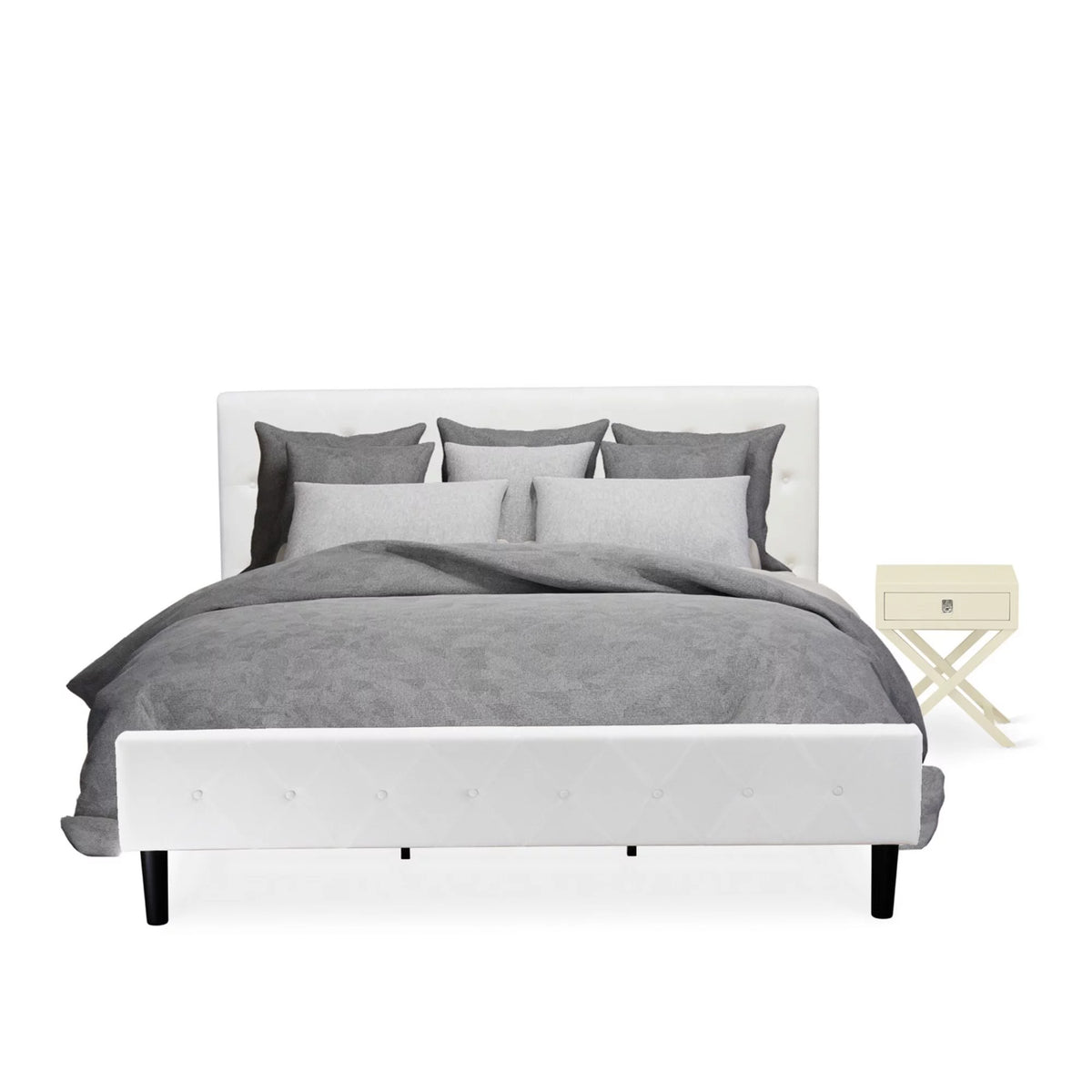 2 Pieces Wood King Bedroom Set L88986