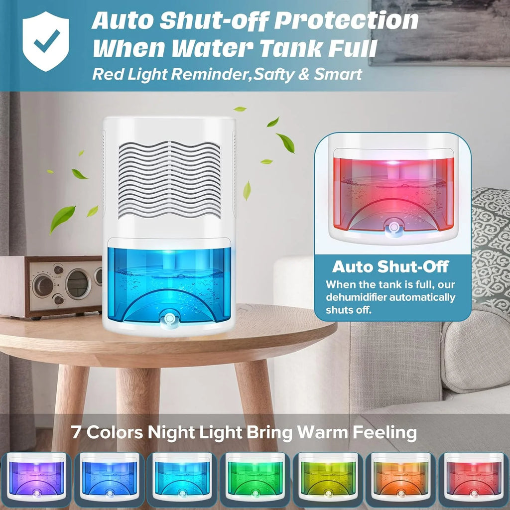 800 Sq.ft 68oz Water Tank Dehumidifier with Drain Hose E152931