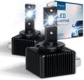 D2S/D2R LED Headlight Bulb 6000K 35W High Low Beam Xenon HID Replacement Lights Pack of 2 G65950