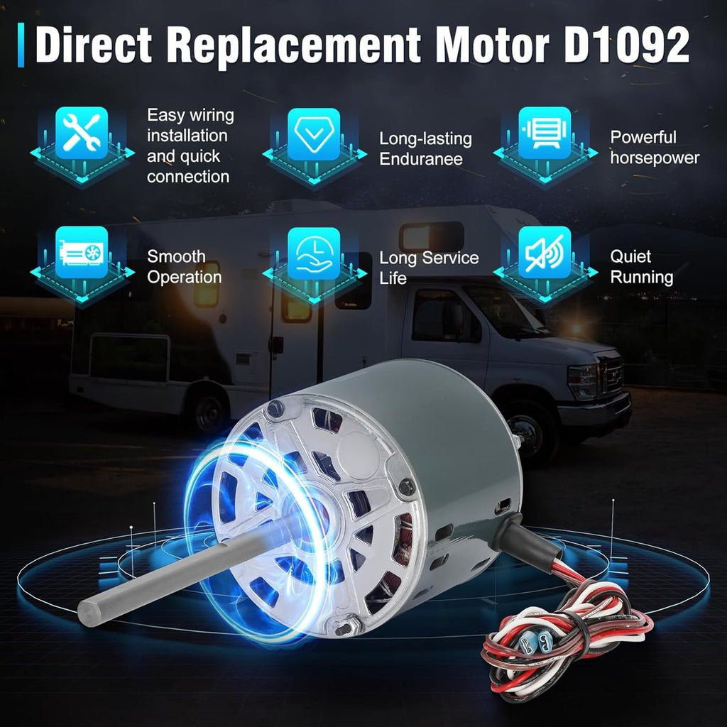 RV AC Fan Motor D16115