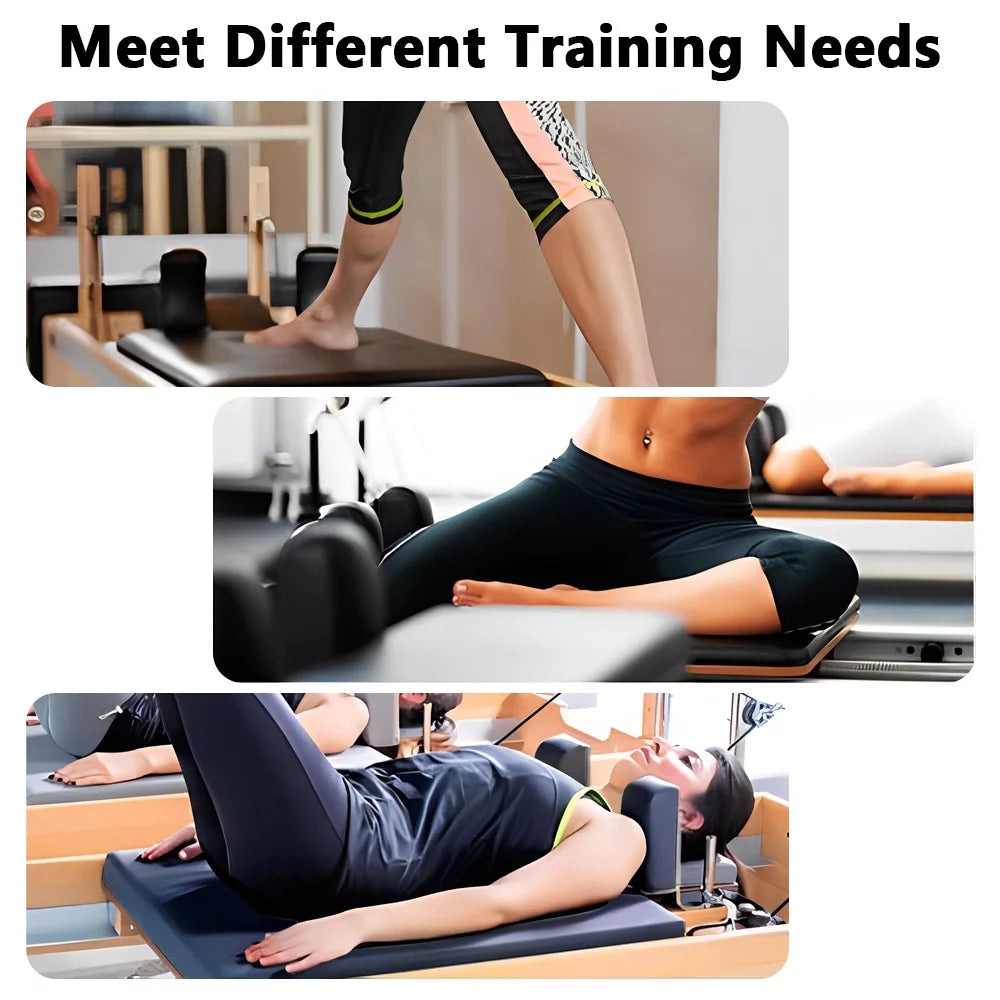 Pilates Reformer with Reformer Box, Cardio Rebounder, Padded Jump Board V25222