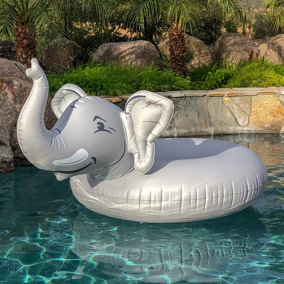 Gray Pool Float Inflatable Raft K8282