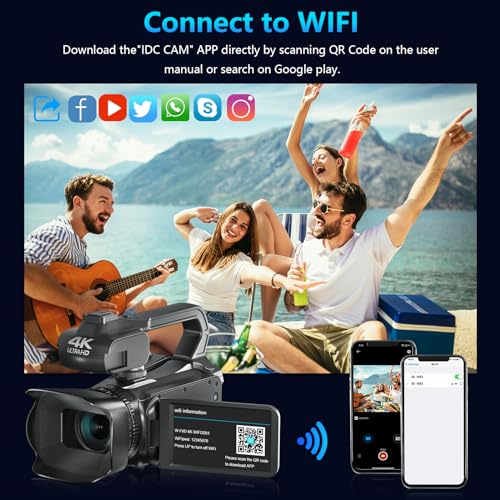 4K 64MP 60FPS Video Camera V1037