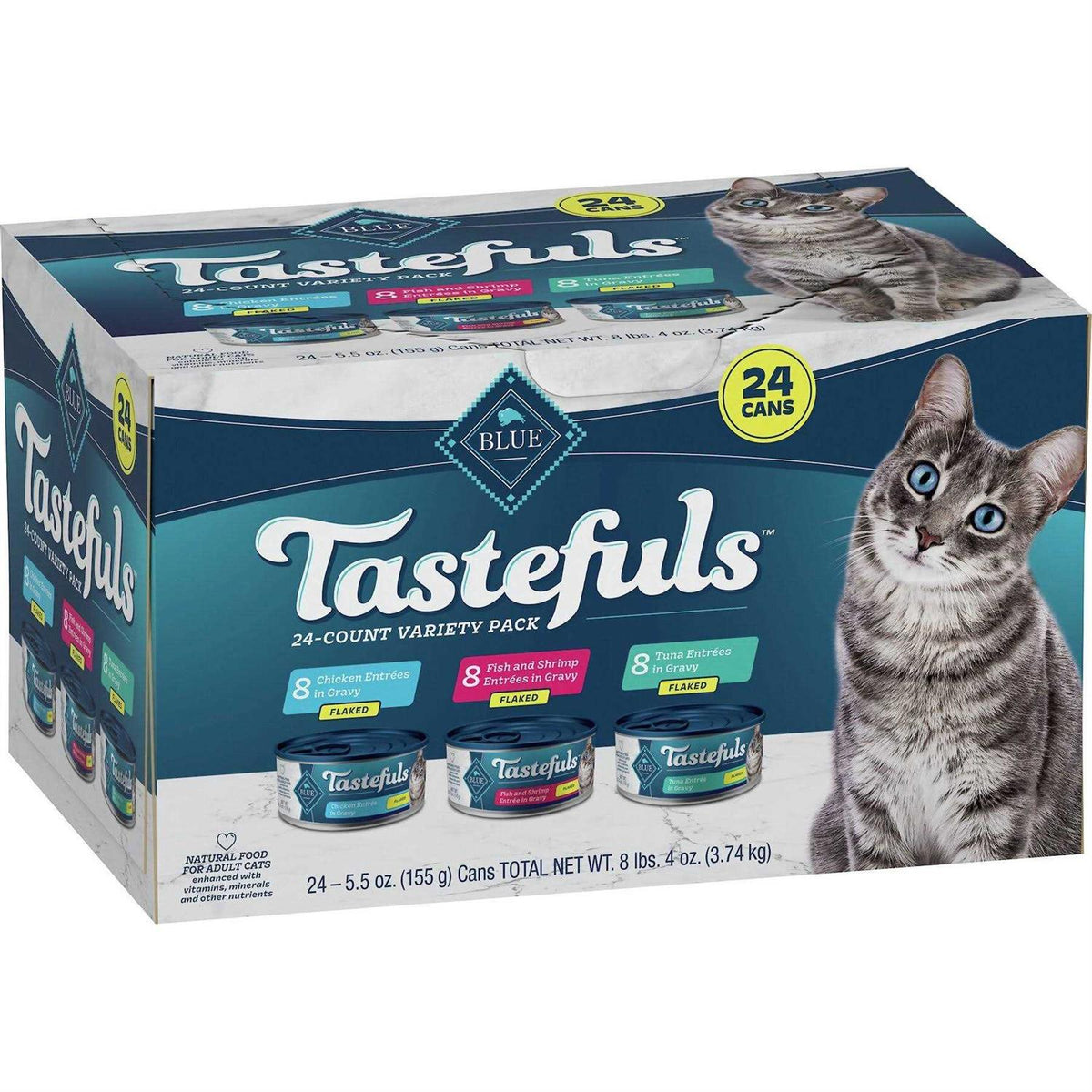 Tuna Chicken Fish & Shrimp Flaked Wet Cat Food C908