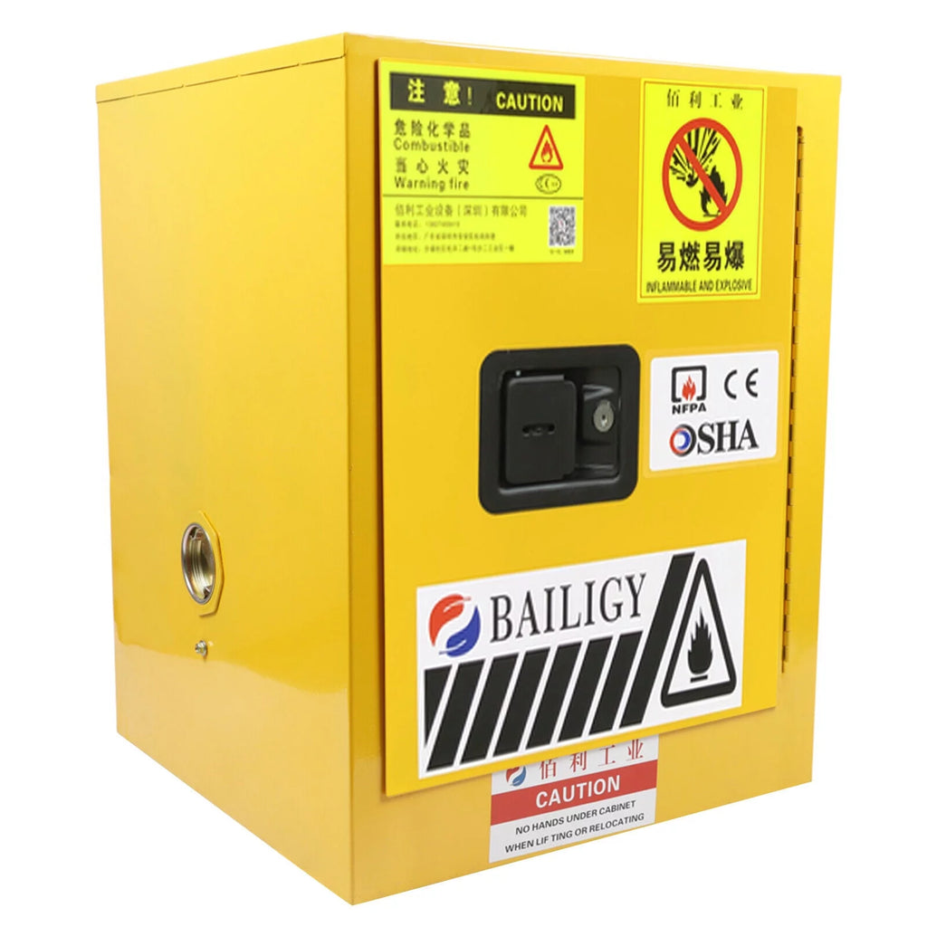 Flammable Liquid Storage Cabinet 4 Gallon Yellow V890