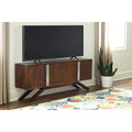 59" Wide Solid Wood Walnut TV Stand F967165