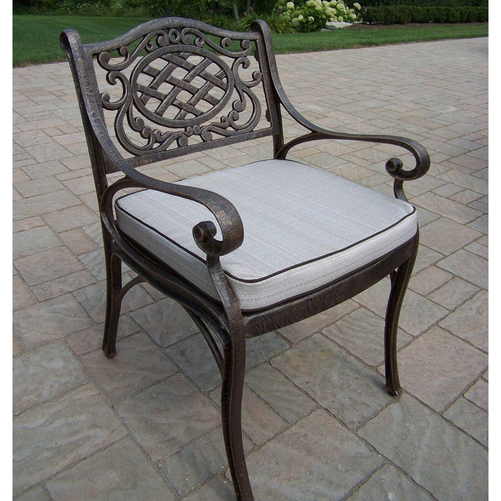 Cast Aluminum Dining Arm Chair D101107
