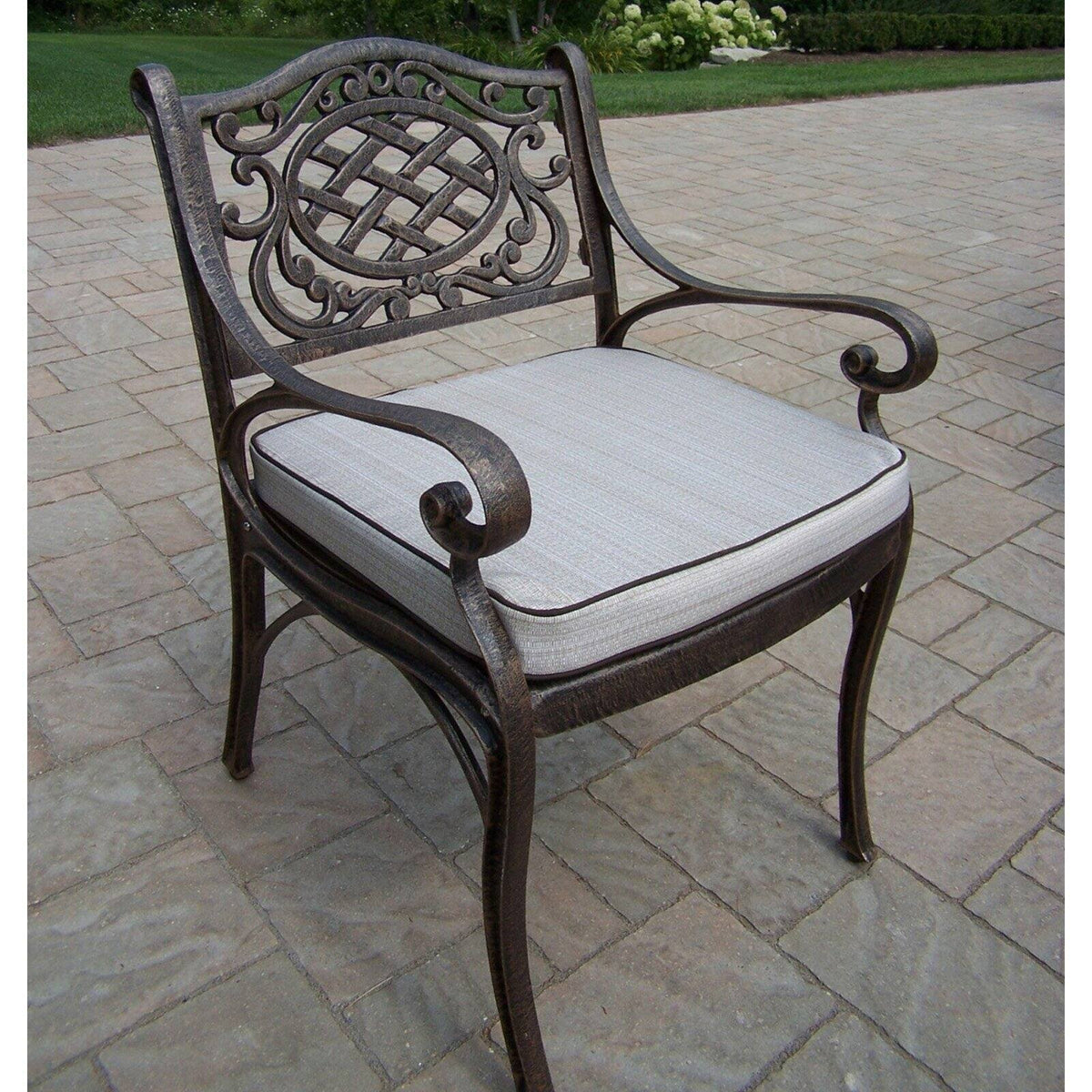 Cast Aluminum Dining Arm Chair D101107