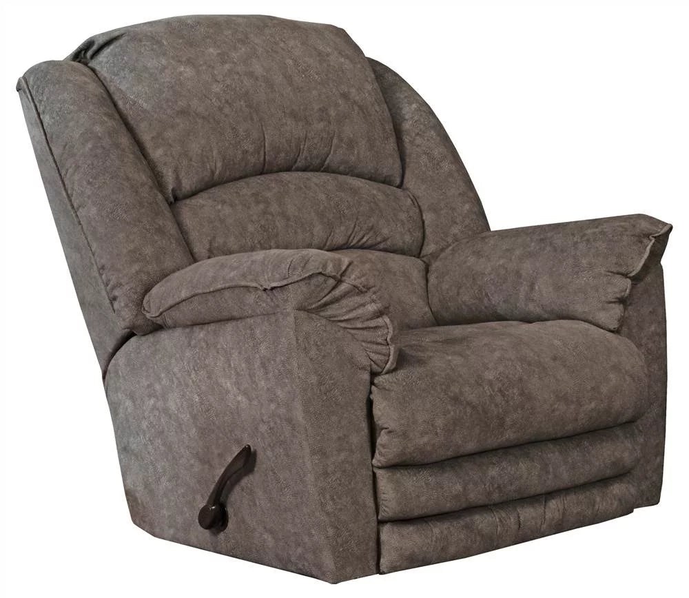 Steel Chaise Rocker Recliner with Ottoman D644