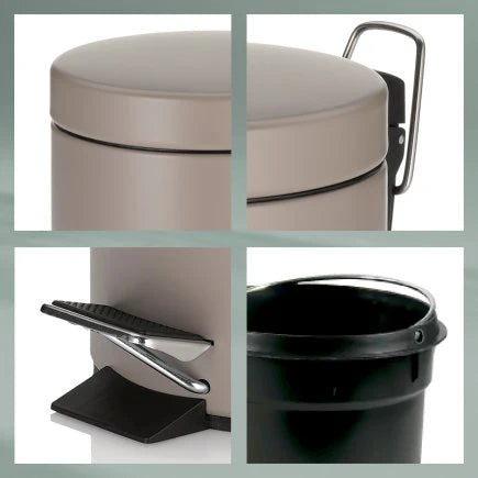 Cashmere Brown Dust Bin B214