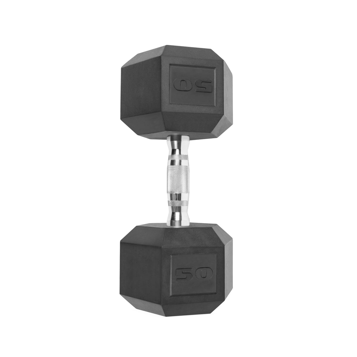 50lb Coated Hex Dumbbell I766