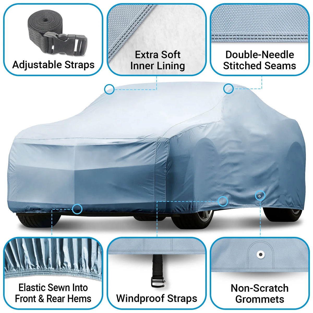 Waterproof Custom Car Cover for Subaru Legacy Sedan F9954