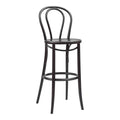 Beech White Powder Lacquer Counter Height Bar Stool L847