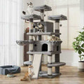 68 Inch Multi-Level Cat Tree with Scratching Posts O5773