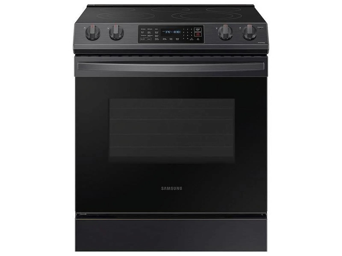 6.3 Cu. Ft. Black Stainless Slide-In Electric Range with Convection N434371