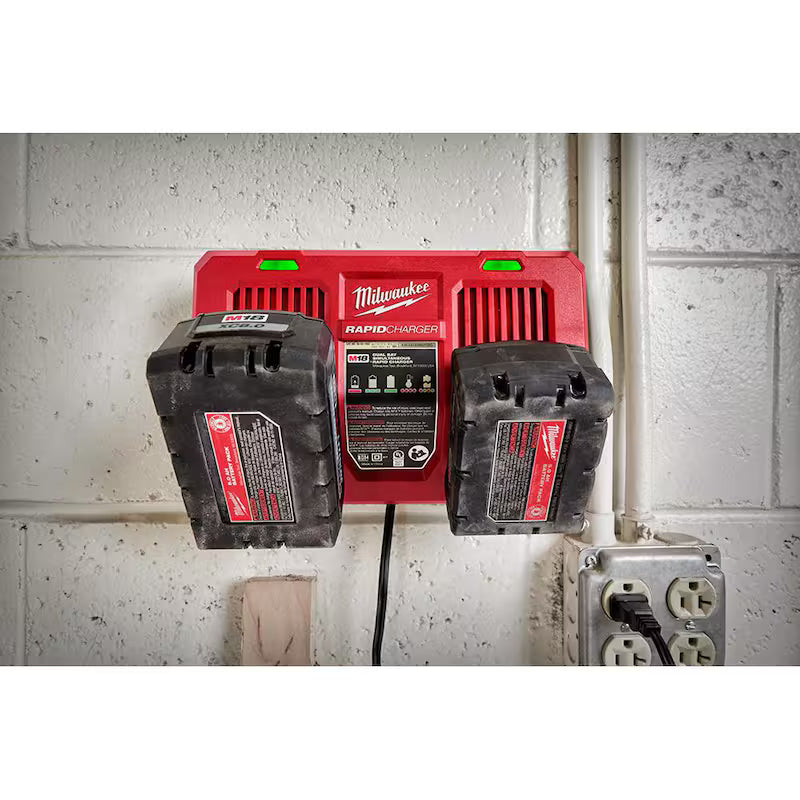 18-Volt Lithium-Ion Dual Bay Rapid Battery Charger Z510100