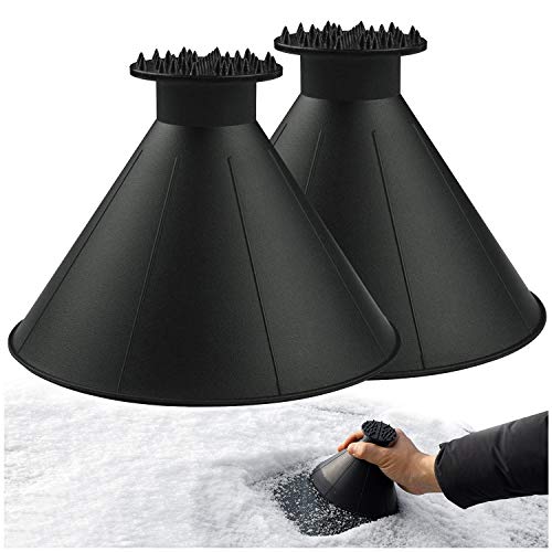 2 Pack Cone Ice Scraper with Funnel E457