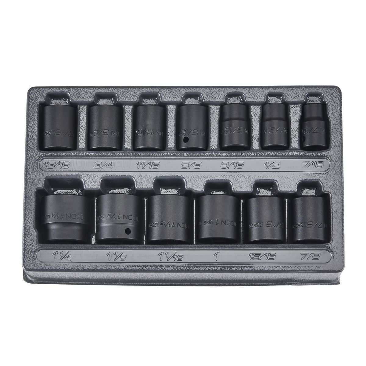 1/2 in. Drive SAE Impact Socket Set, 13-Piece Z616502