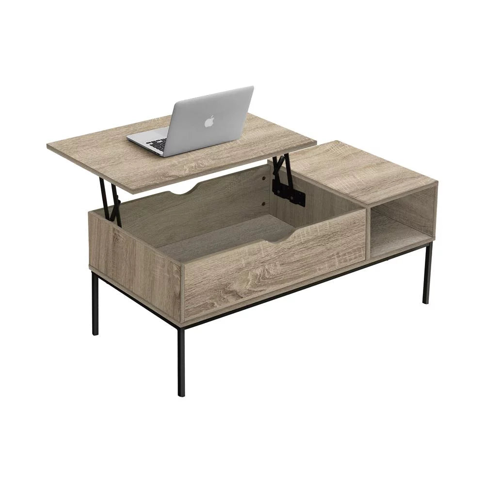 Dark Taupe Lift-top Coffee Table O7823