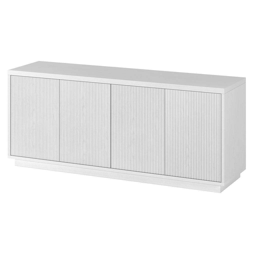 Black Grain Rectangular TV Stand U599