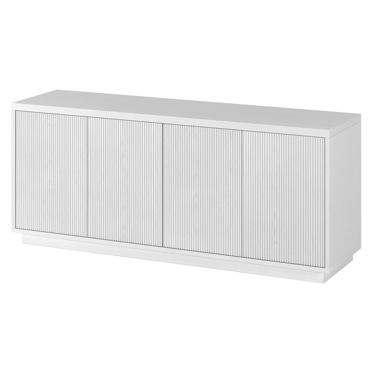 Black Grain Rectangular TV Stand U599