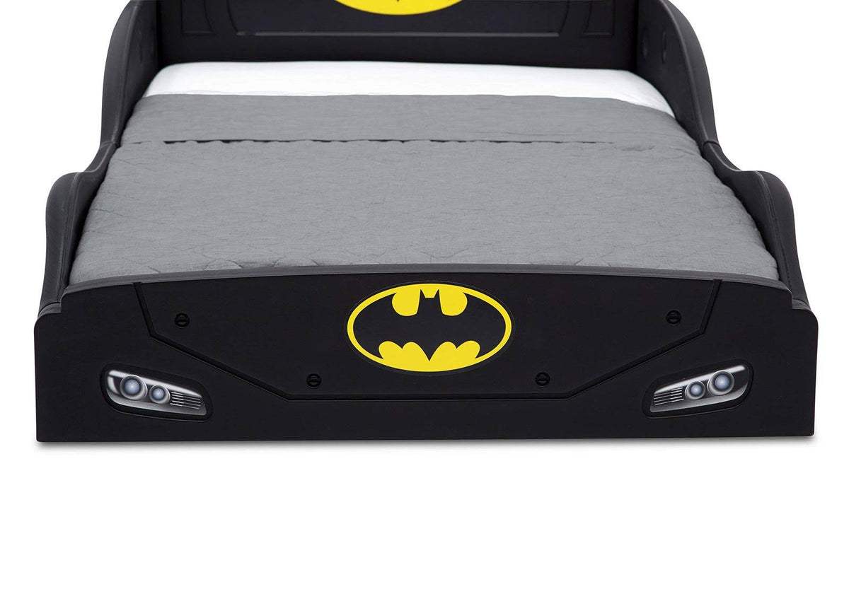 Batman Batmobile Car Sleep and Play Toddler Bed with Attached Guardrails Z349