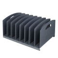 58% Recycled Vertical Sorter, 8 Compartments, Granite H92625