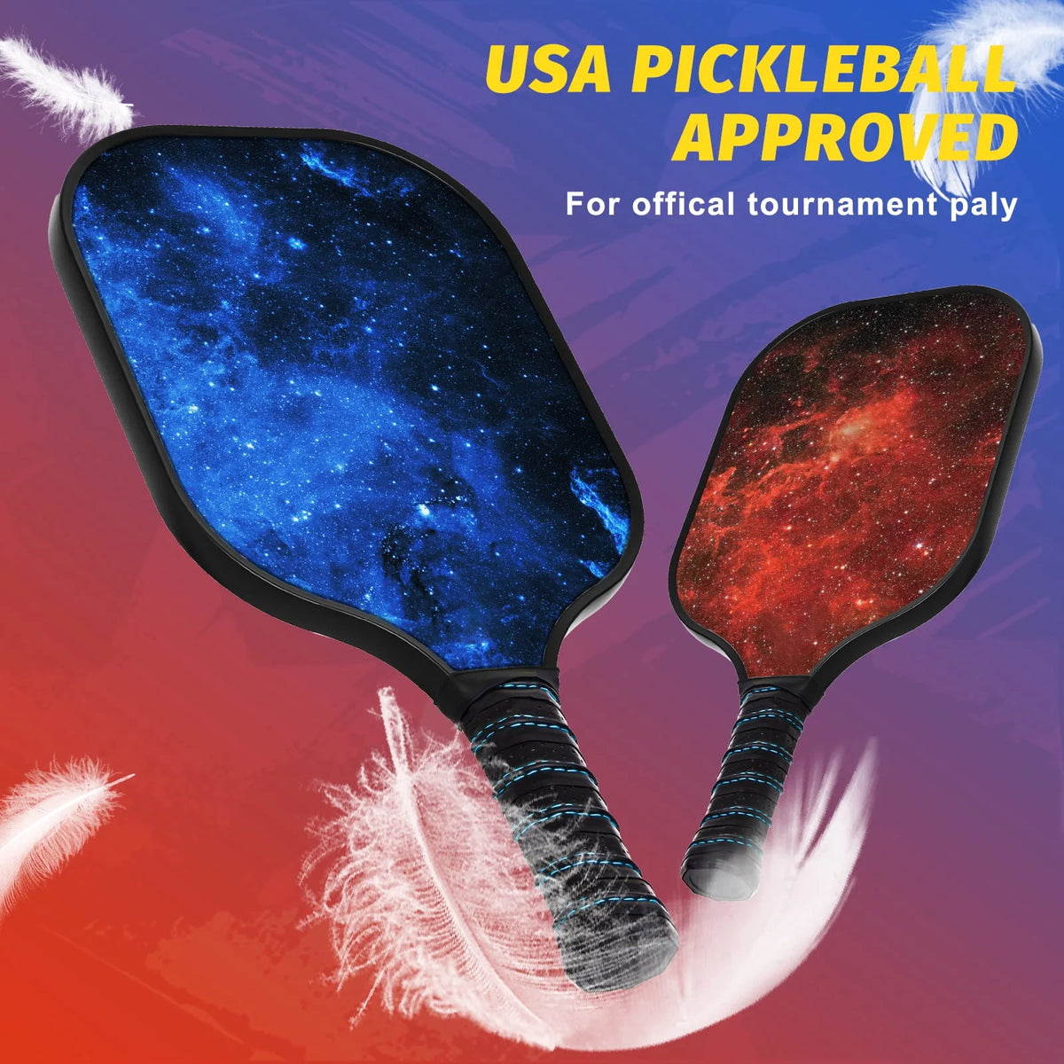 USAPA Approved Wood Pickleball Set with 4 Rackets, Bag, 4 Balls Z74284