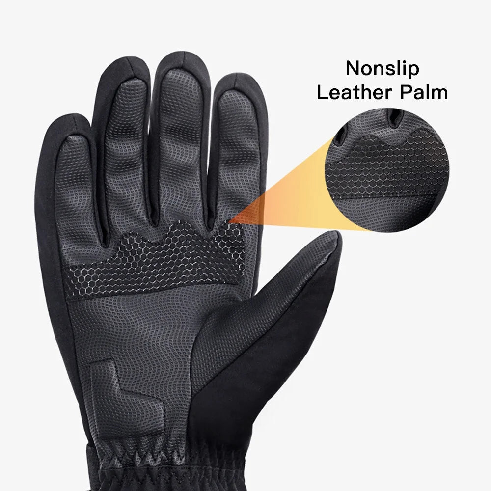 Waterproof Heated Ski Gloves with Battery K22403