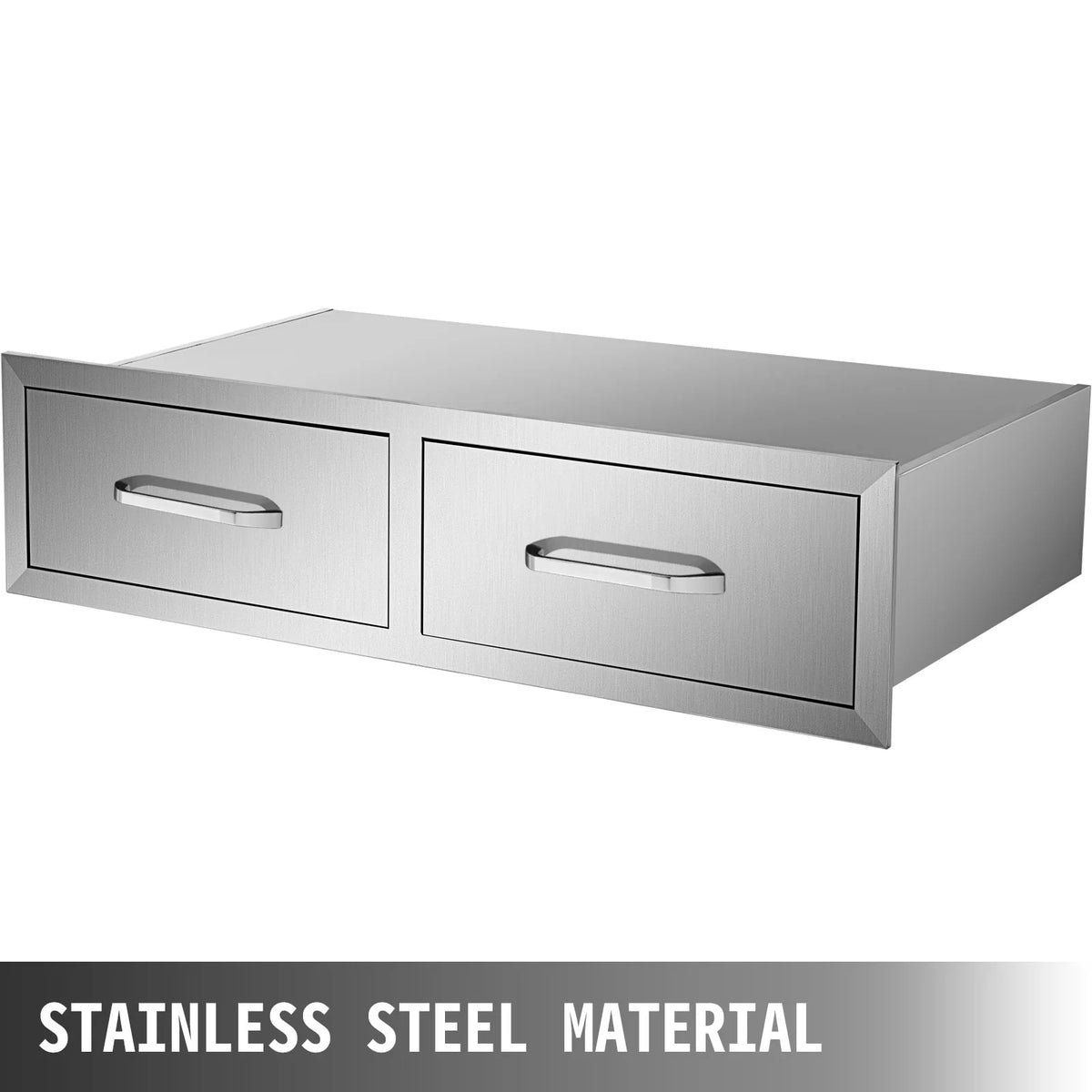30"Wx10"Hx20"D Double Access Outdoor Kitchen Drawers S347